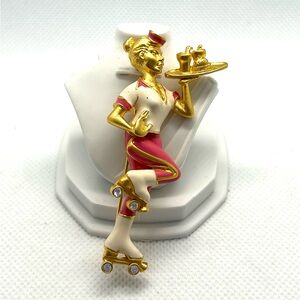 Rare “American Graffiti” Car Hop Brooch